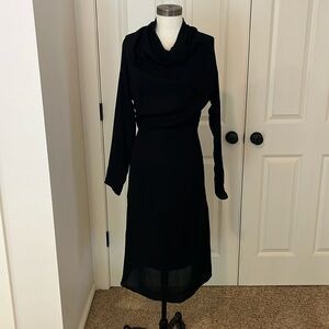 YvesSaintLaurent little black dress rare vintage  NWOT size 36